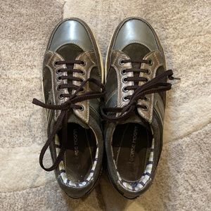 BORSE MOGAN Womens Leather Sneakers Size 7.5 (EU 38)